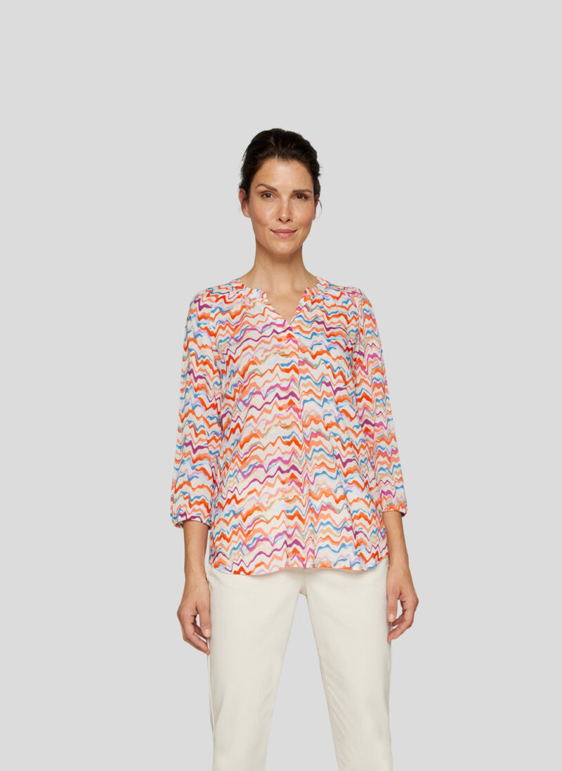 Rabe Damen Bluse Lg. Arm Gem – Bild 2