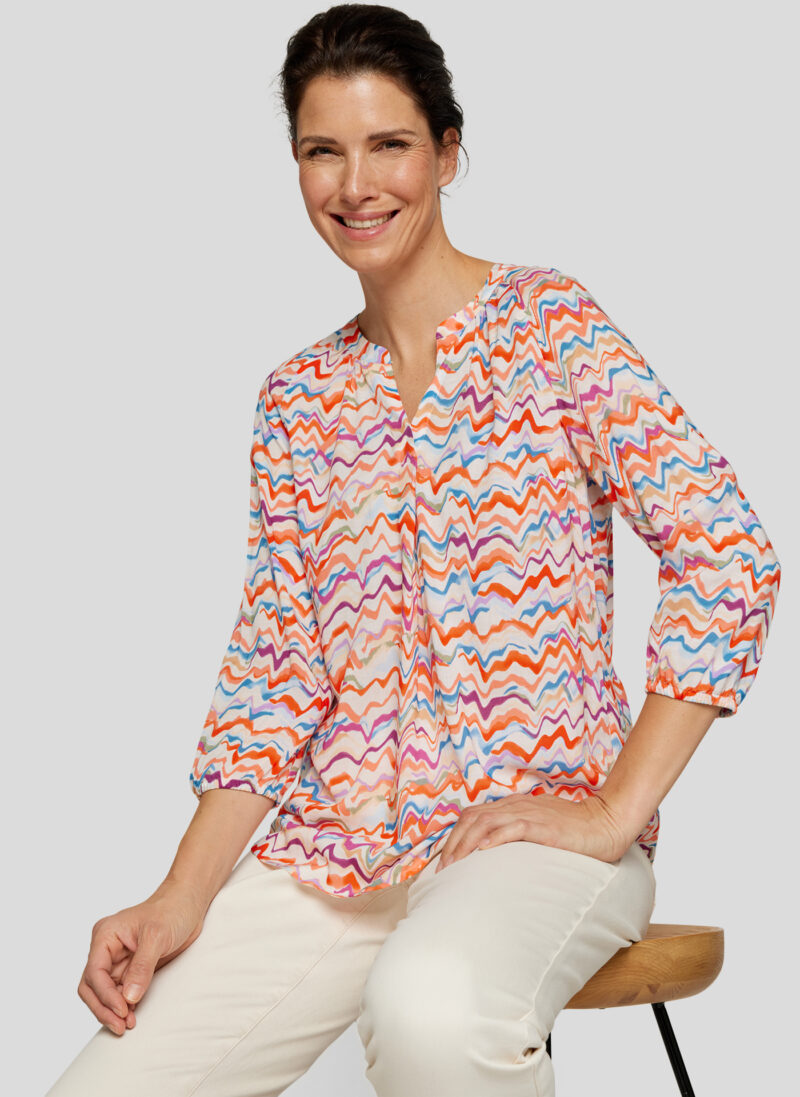 Rabe Damen Bluse Lg. Arm Gem – Bild 5