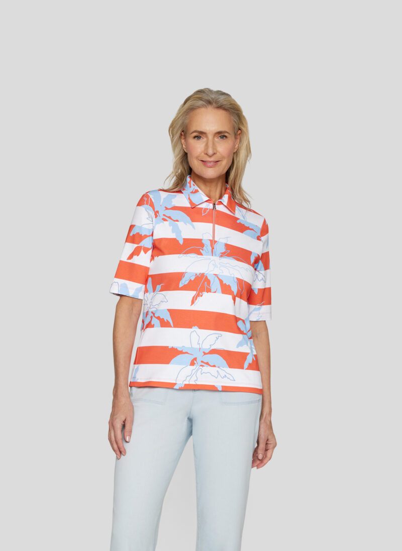 Rabe Damen Poloshirt Kz.arm – Bild 2