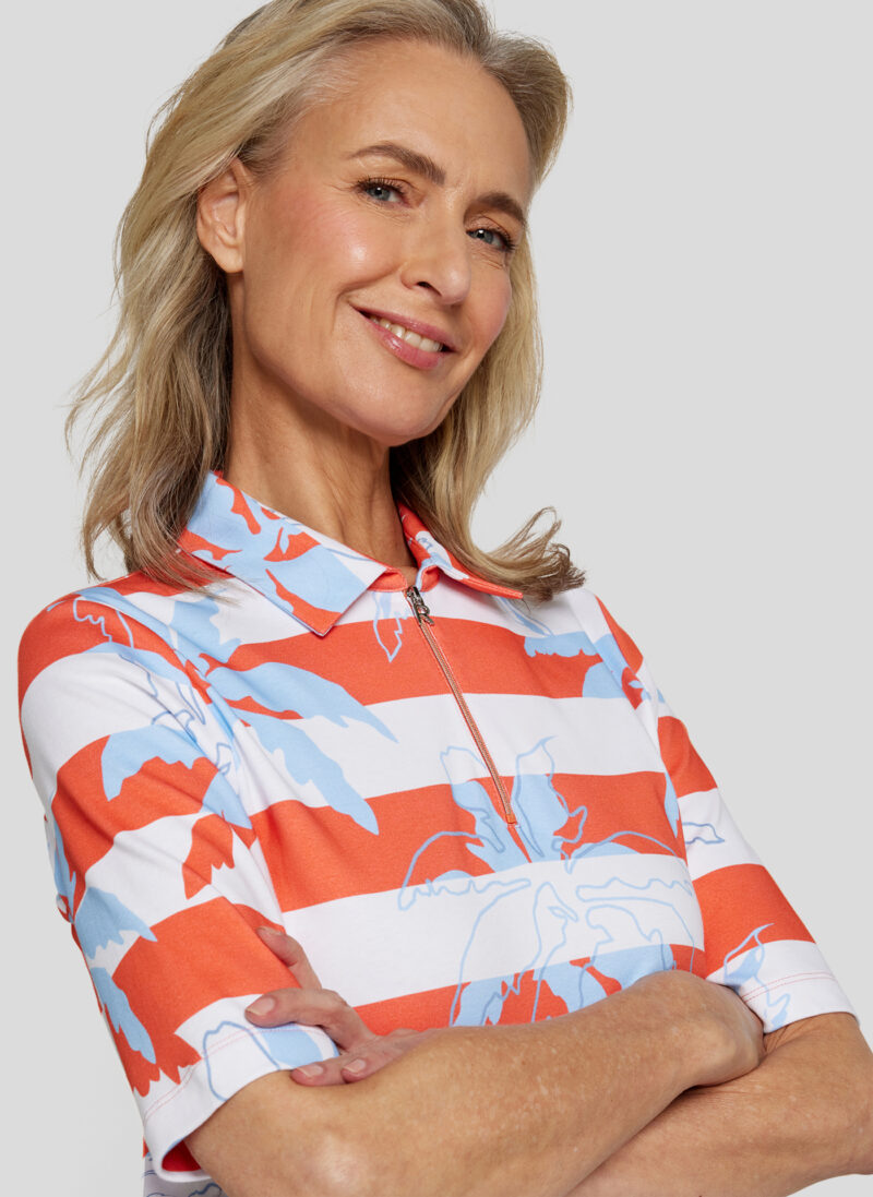 Rabe Damen Poloshirt Kz.arm – Bild 3