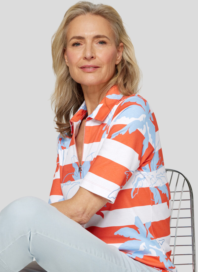 Rabe Damen Poloshirt Kz.arm – Bild 5