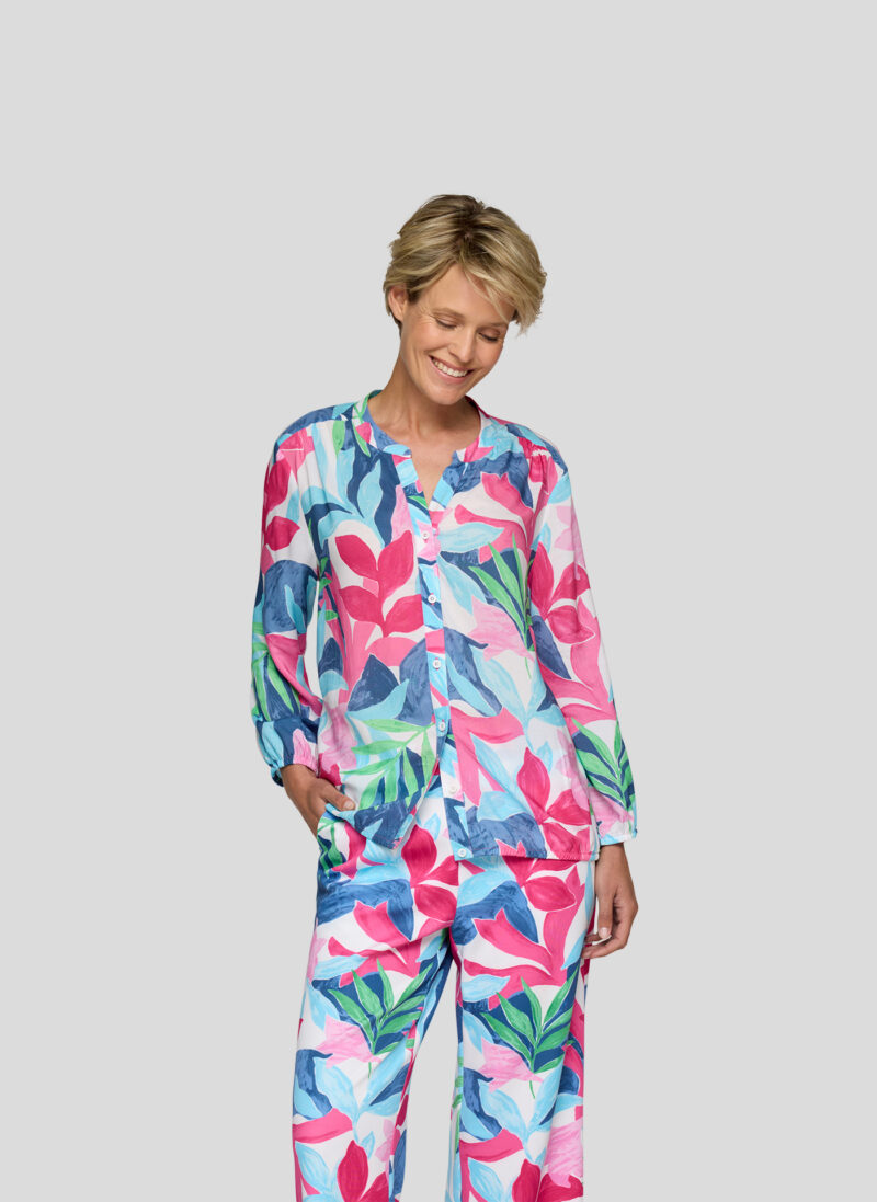 Rabe Damen Bluse Lg. Arm Gem – Bild 2