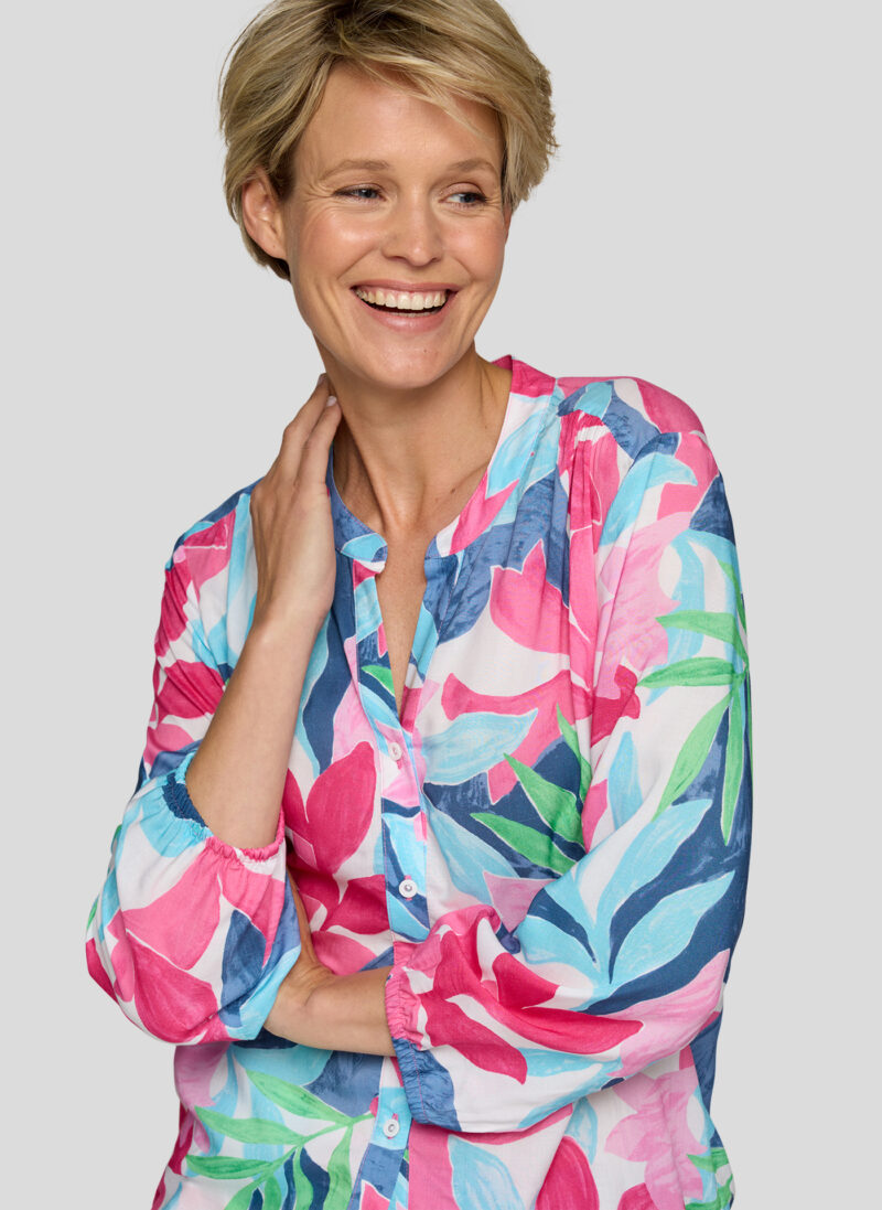 Rabe Damen Bluse Lg. Arm Gem – Bild 5