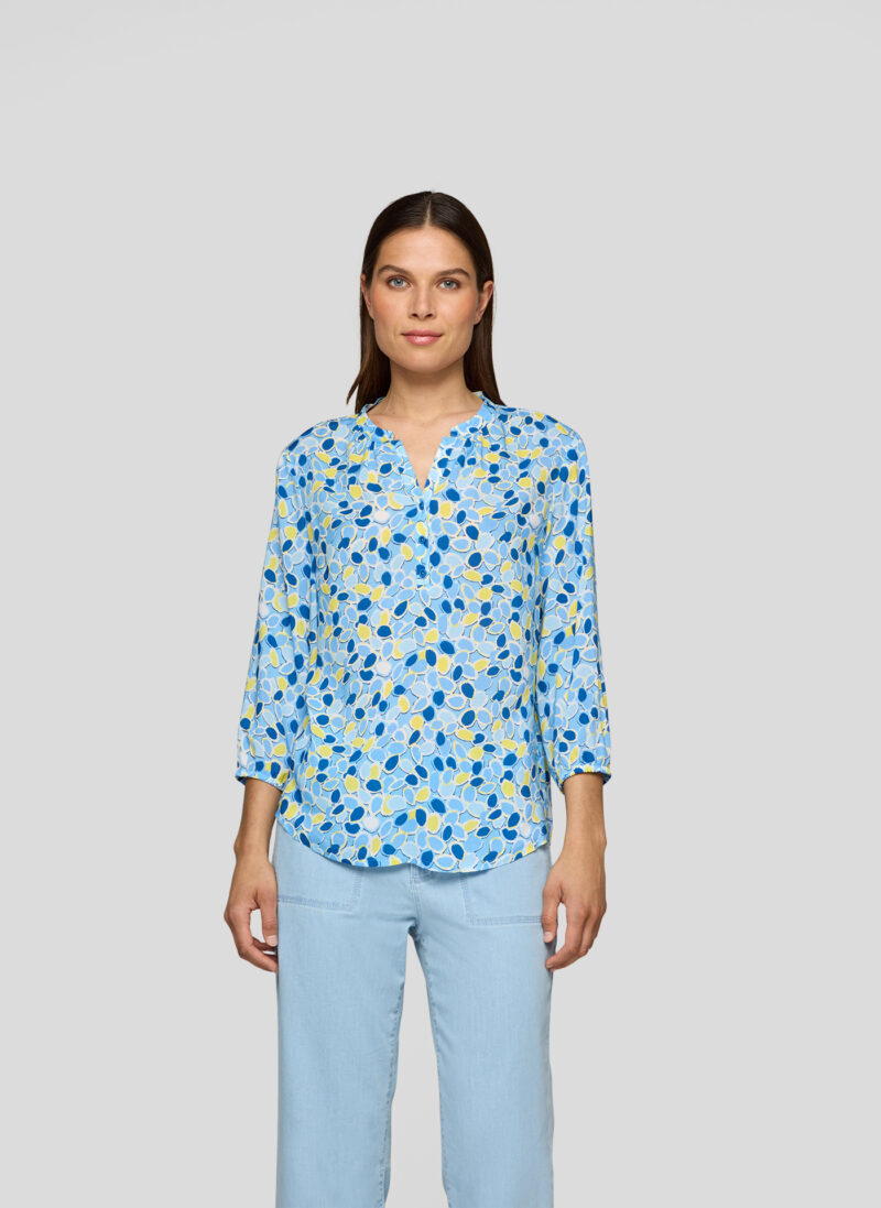 Rabe Damen Bluse Lg. Arm Gem – Bild 2