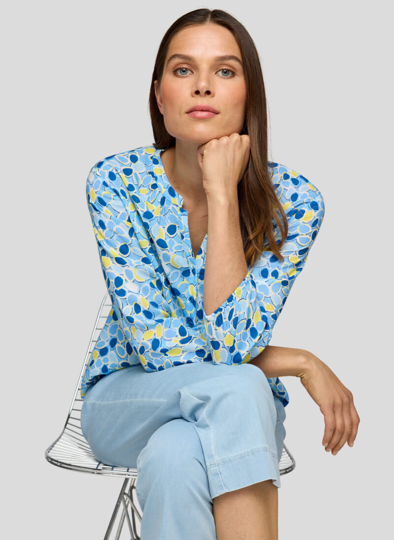 Rabe Damen Bluse Lg. Arm Gem – Bild 3
