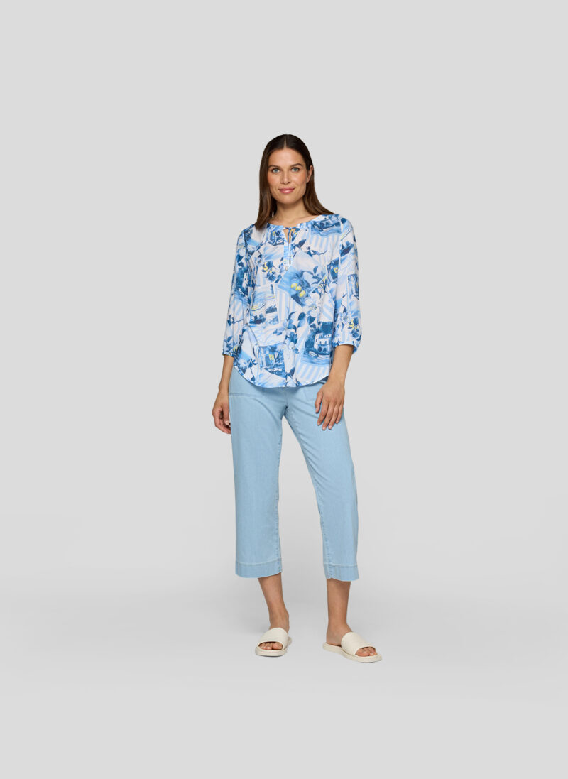 Rabe Damen Bluse Lg. Arm Gem