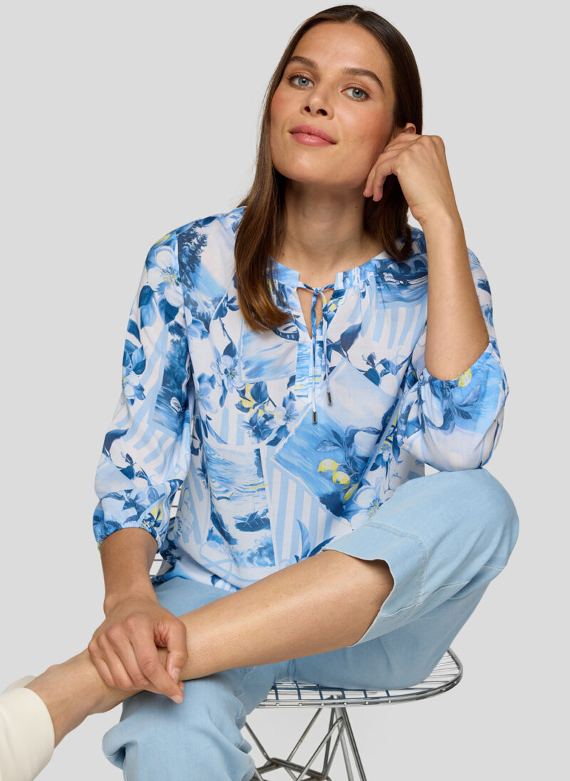 Rabe Damen Bluse Lg. Arm Gem – Bild 5